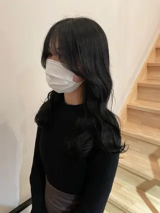 セミロング カラー 林 慧悟のヘアスタイル