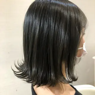 ミディアム カラー カラー特化美容師 なかもと たつひろのヘアスタイル