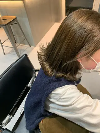 ミディアム カラー ヘアアレンジ メンズ GO TODAY シェアサロン 表参道Flos店所属・nishi fuyumiのヘアスタイル