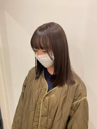 ミディアム カラー 🍑 モモカ🍑のヘアスタイル