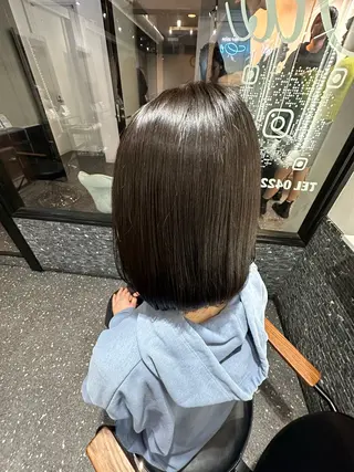 ミディアム パーマ 髪質改善⭐️縮毛矯正 中野⭐️Rinaのヘアスタイル