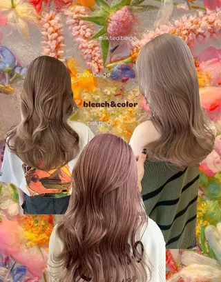 ロング カット/パーマ / 淡色/Rinoのヘアスタイル