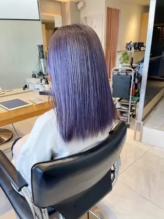 ミディアム カラー ヘアアレンジ 艶髪/レイヤーカット 🐣misakiのヘアスタイル