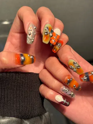 ネイル 個性派／中韓ネイル SAKURAのネイルデザイン