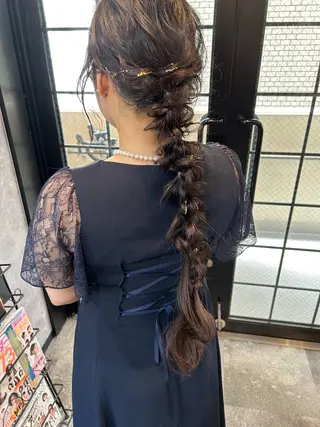 ロング ヘアアレンジ SHANTi 飯塚 ヘアセット/髪質改善のヘアスタイル