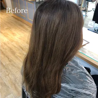 ロング カラー 🤎ベージュカラー 🐶メンズパーマのヘアスタイル