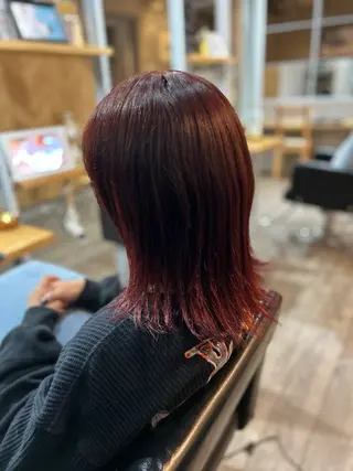 ミディアム カラー aivee所属・吉祥寺/グロスカラー haruna☀️のヘアスタイル