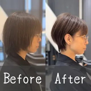 ショート 中村 紺汰のヘアスタイル