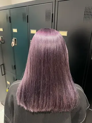 セミロング カラー 🌞レイヤー×カラー 前川那津美🌞のヘアスタイル