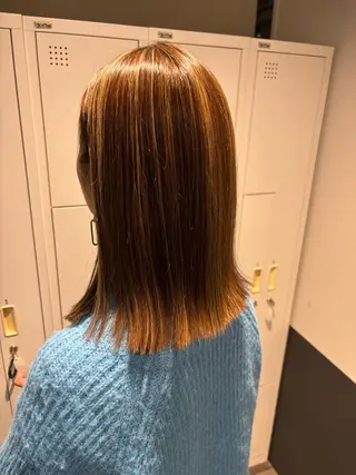ミディアム 穐田 航のヘアスタイル