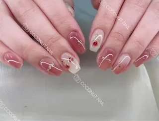 ネイル 神田 ココナッツのネイルデザイン