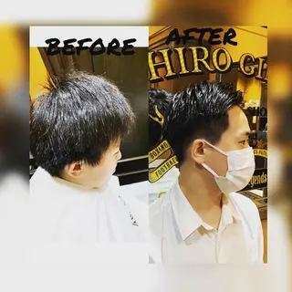 ショート ヒロ銀座　銀座一丁目店所属・立脇 啓佑のヘアスタイル