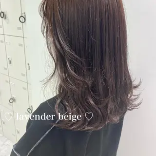 セミロング カラー パーマ ヘアアレンジ メンズ ネイル マツエク・マツパ linette所属・🐩推し活🐩 FUTABA🍒のヘアスタイル