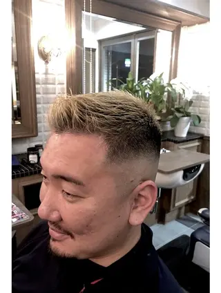 ショート メンズ lupinus 中田店のヘアスタイル