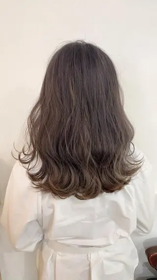 ミディアム カラー パーマ ヘアアレンジ nico  原宿所属・nico【代表】 市川　拓也のヘアスタイル