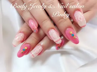 セミロング ネイル 高野 祐紀のネイルデザイン