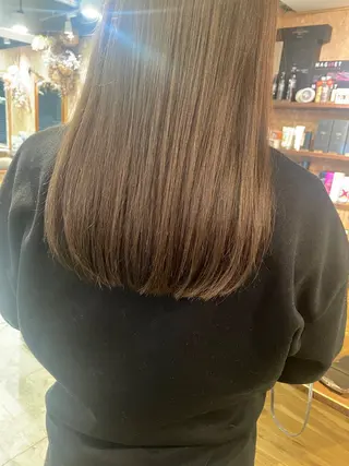 ロング カラー さの あやねのヘアスタイル