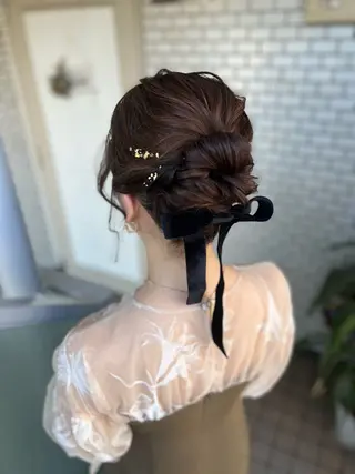 ヘアアレンジ 大人可愛いヘアメイク 💋🧚‍♀️しずかのヘアスタイル