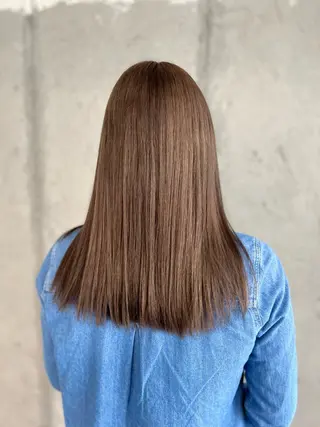 セミロング カラー Mariana雛/ 西大分/ハイライトのヘアスタイル