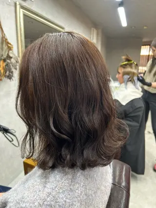 セミロング カラー Lien 深井店のヘアスタイル