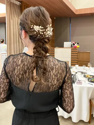 セミロング カラー パーマ ヘアアレンジ メンズ キッズ grand story/colulu渋谷2号店所属・kotona 🤍miuraのヘアスタイル