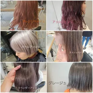 ミディアム カラー オリーブ透明感カラー 表参道/MIKUのヘアスタイル