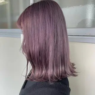 ミディアム カラー ヘアアレンジ maoブリーチ無し 似合わせカラーのヘアスタイル