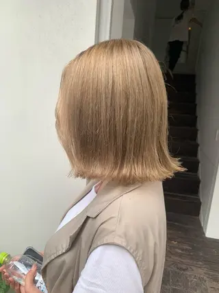 ミディアム カラー 【clan】 🩶To-iのヘアスタイル