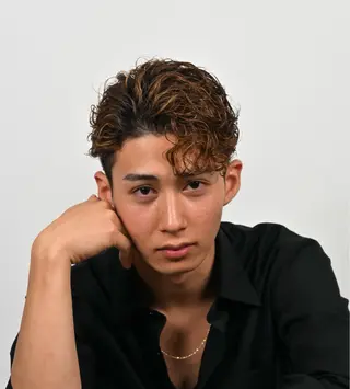 パーマ メンズ メンズパーマ/ メンズカット/仙田旭のヘアスタイル