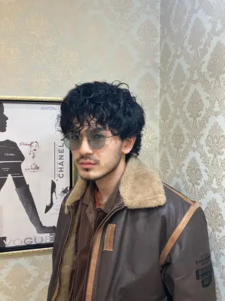 パーマ メンズ Tink 橋本 青空のヘアスタイル