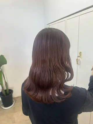 ミディアム éclat hairs beau group所属・西田 颯花のヘアスタイル