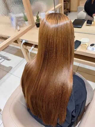 ロング 艶髪縮毛矯正🪽💫 安田彩愛のヘアスタイル