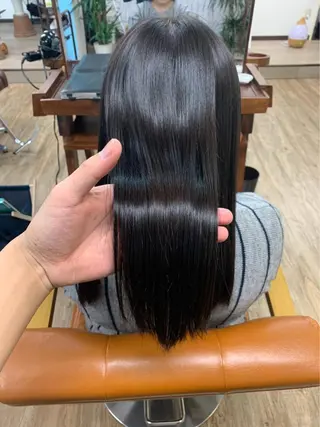 ロング 【清瀬】パサツキ 広がり改善川合剛史のヘアスタイル