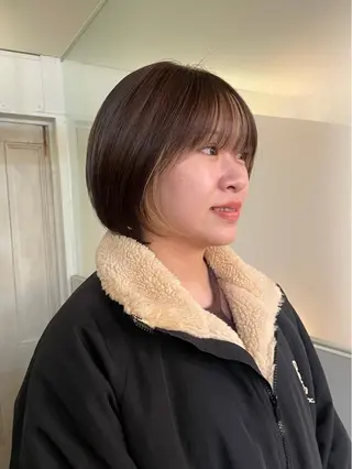 カラー ショートカット /夕海のヘアスタイル