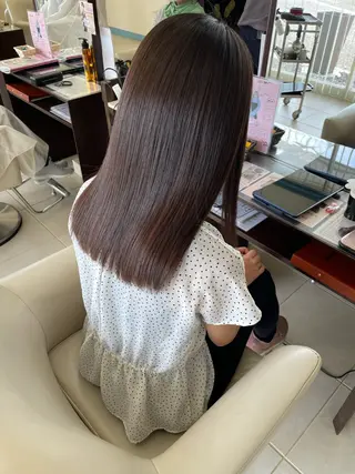 セミロング 朝生 海都のヘアスタイル