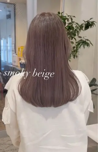 セミロング nakahara madokaのヘアスタイル