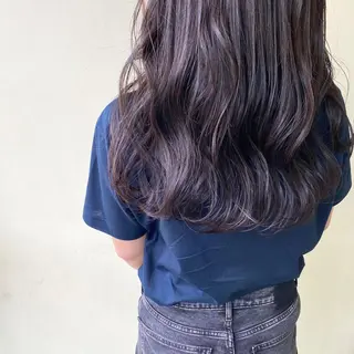 セミロング 韓国ヘア🇰🇷 SAYAのヘアスタイル