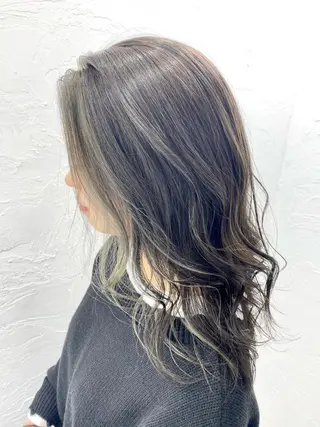 セミロング YUIMARL岡山店 MIRAIのヘアスタイル