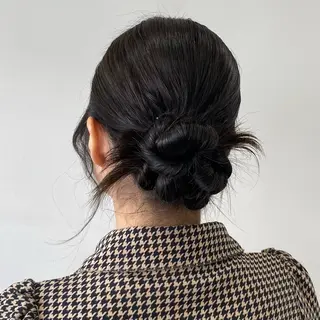 ミディアム カラー ヘアアレンジ 髙木美緒🌿 レイヤー/アレンジのヘアスタイル