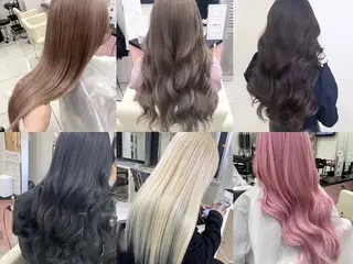 カラー 💎馴染むエクステ ×カラーTOMO💎のヘアスタイル