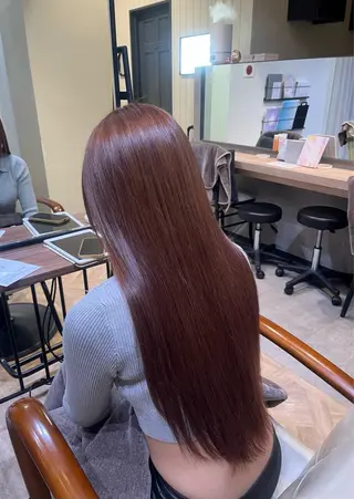 ロング shirof shinjuku所属・福地海和 ／カラーモデル募集中のヘアスタイル