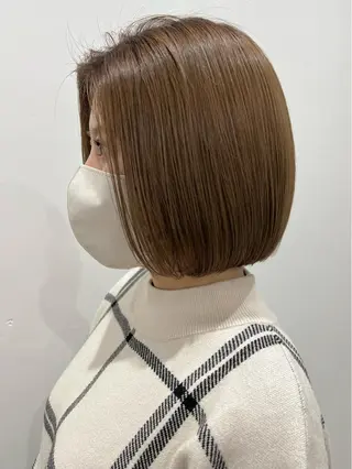 ショート カラー ヘアアレンジ IVY joure Suzu.のヘアスタイル