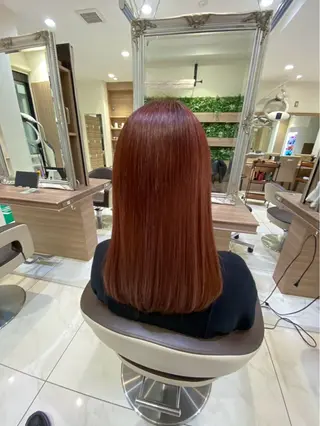 セミロング カラー ヘアアレンジ yuina／🫧 艶感ダブルカラー🫧のヘアスタイル