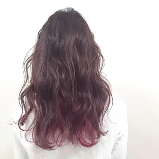 セミロング カラー Lien 深井店のヘアスタイル