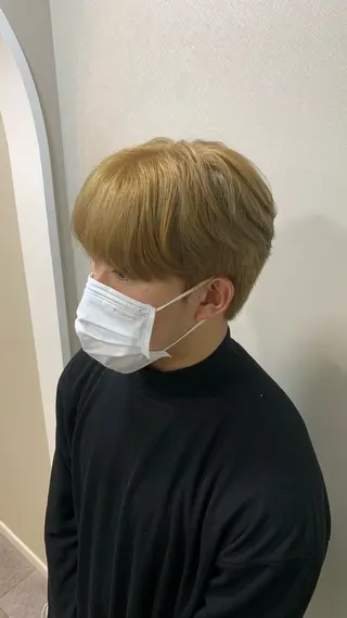 カラー メンズ ♡roa/韓国ヘア/ 似合わせカット🧸のヘアスタイル