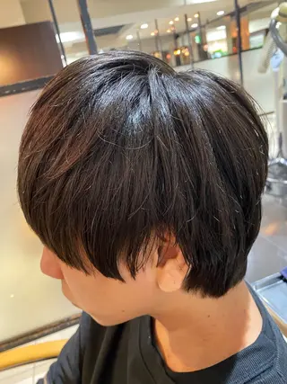 ショート メンズ マッシュウルフ ボブ Hirotoのヘアスタイル