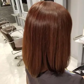 ミディアム カラー Hair&Spa Fleur CHERE所属・HISANAGA YUKAのヘアスタイル