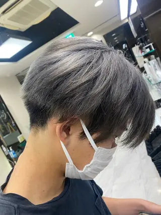 カラー メンズ 🌴パーマオタク🌴 長谷川　諒佑🌈のヘアスタイル