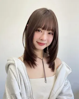 セミロング ボブ/レイヤー /sora🌙✨️のヘアスタイル