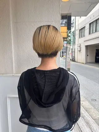 ショート saya/似合わせ /透明感カラーのヘアスタイル